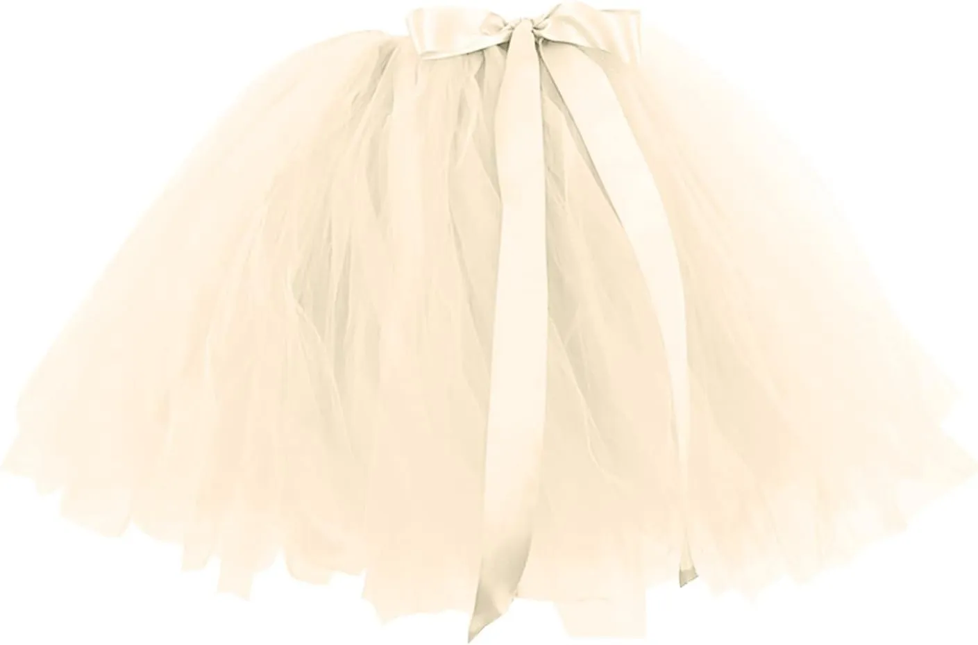 Adult Tutu Women's Tulle Skirt Knee Length 6-Layered Wedding Party Women Tennis Skirt Adult Tutu Skirts for Women