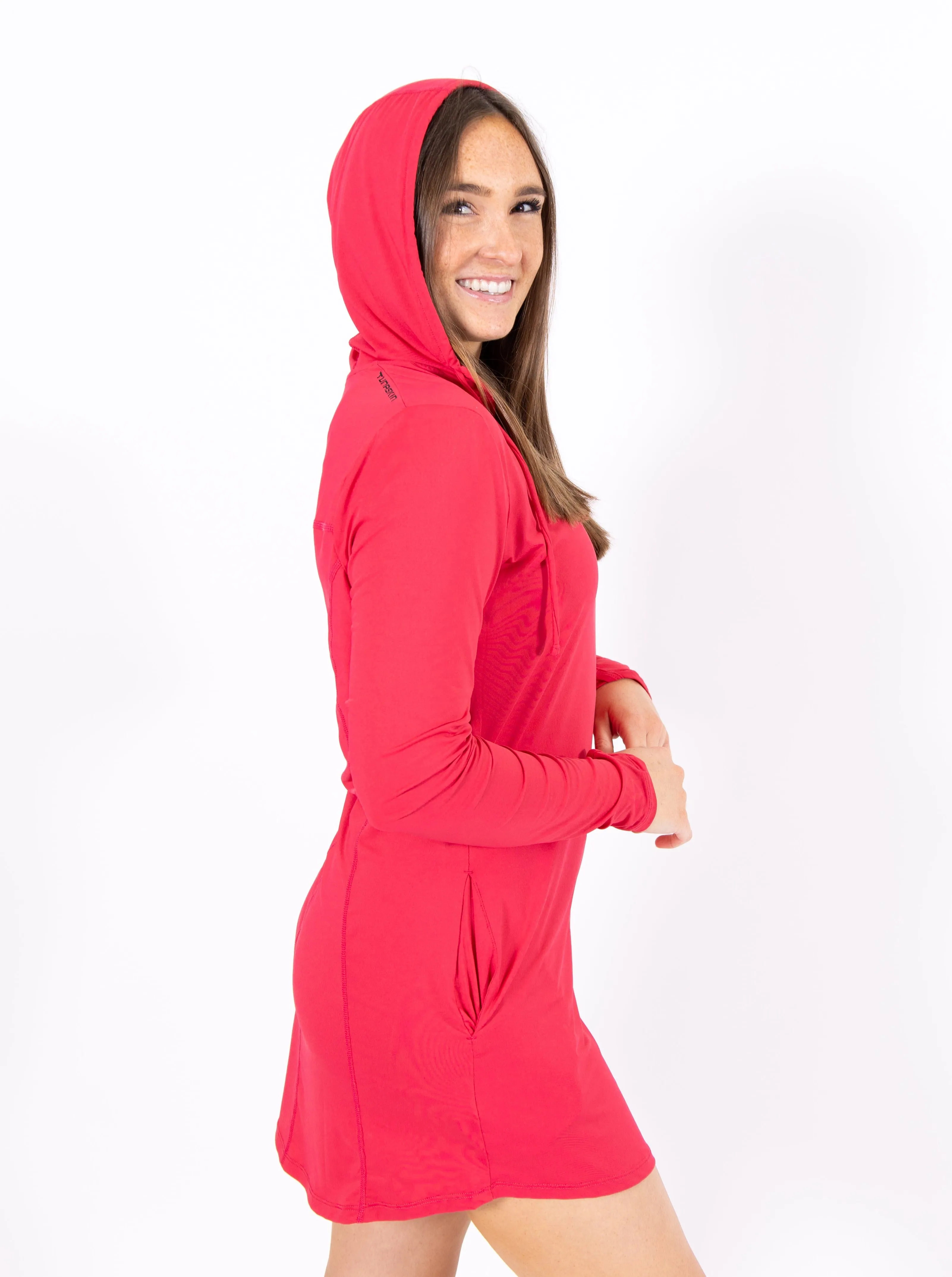 Ahi Breeze Cover Up Dress | Magenta