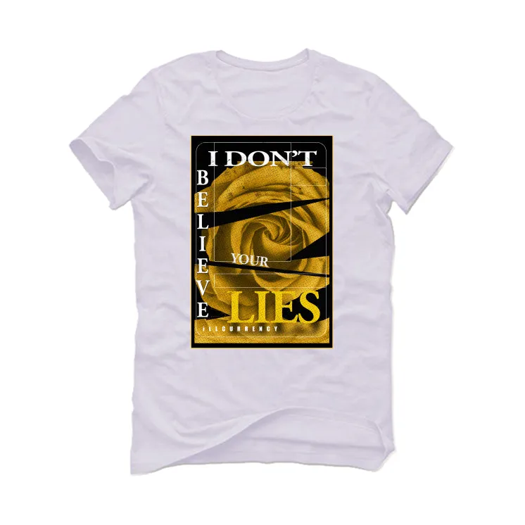 Air Jordan 14 “Light Ginger” White T-Shirt (I DON'T BELIEVE YOUR LIES)