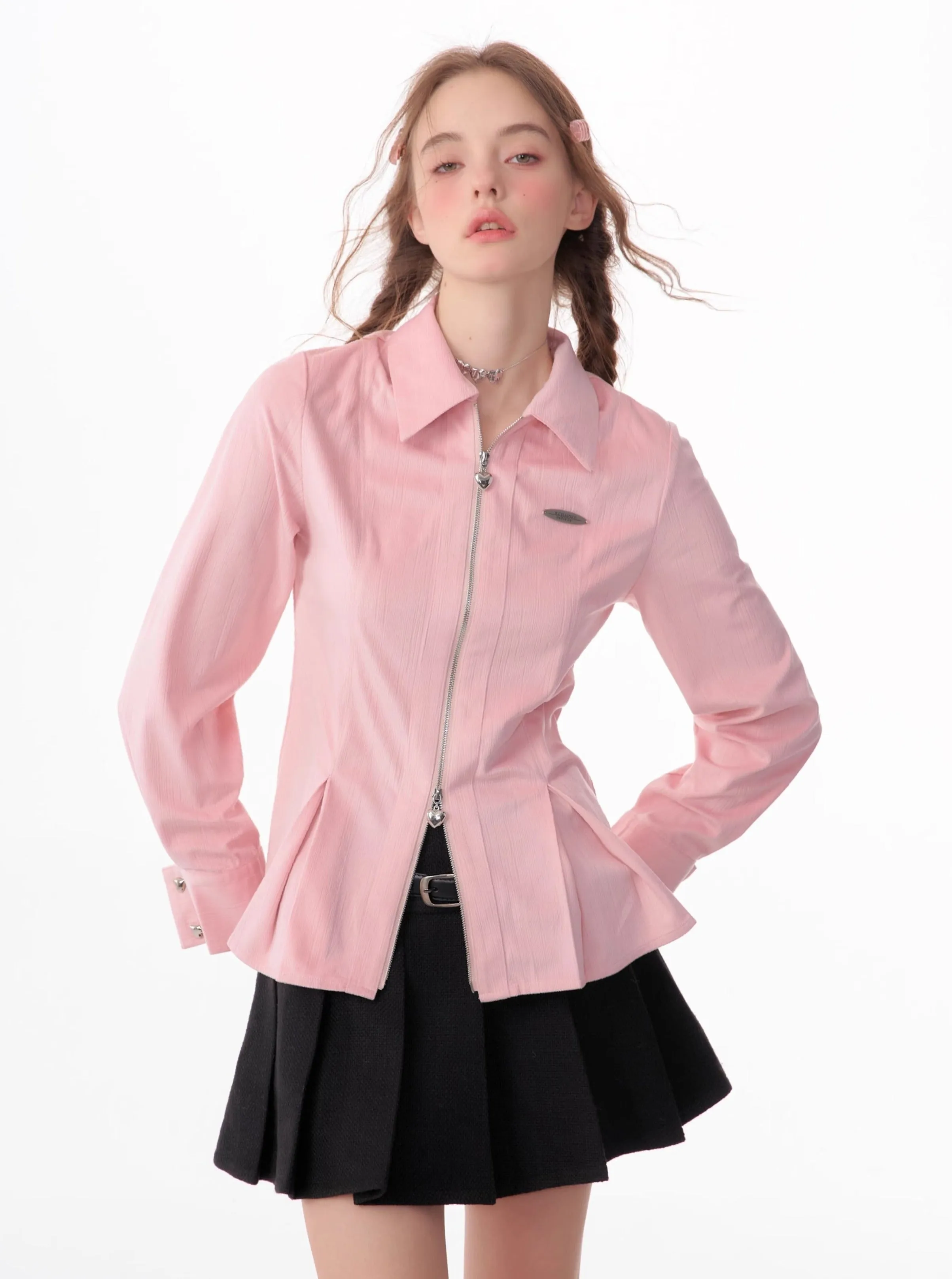 American retro luxury long sleeves shirt