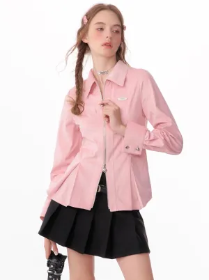 American retro luxury long sleeves shirt