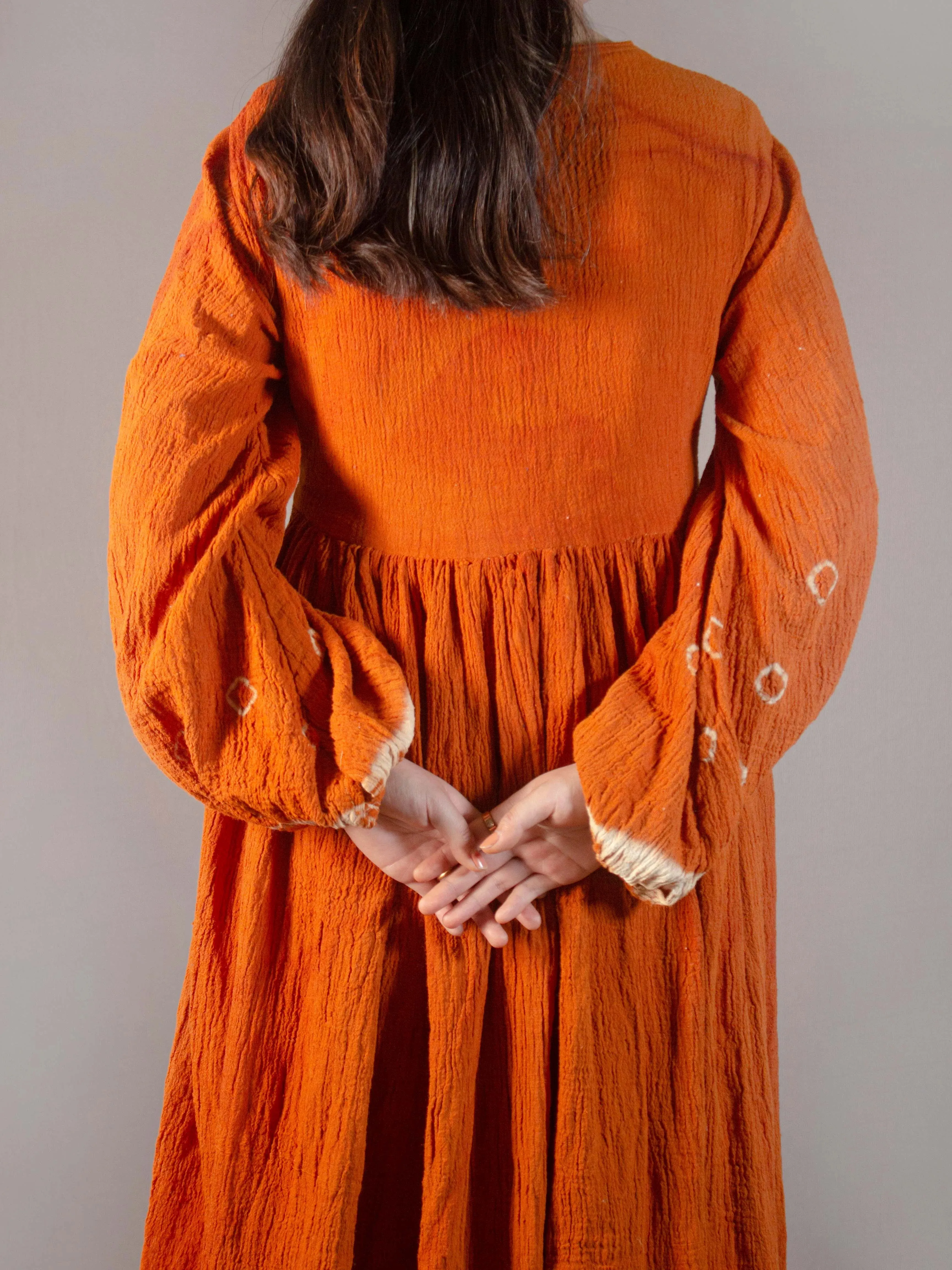 Blossom Angrakha Indus Red Dress