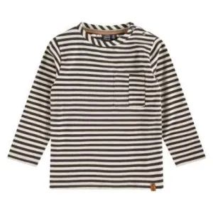 Boys Tops | Long Sleeve - Stone Stripe | BABYFACE