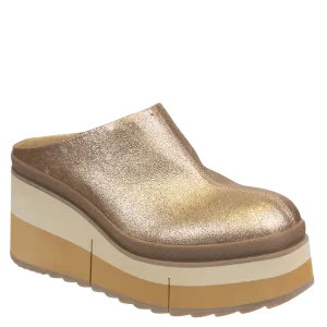 COACH in GOLD Platform Clogs