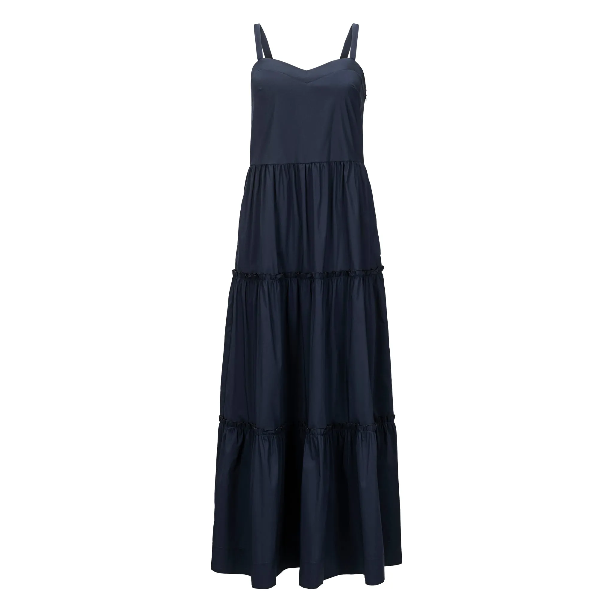 Cotton Sun Dress - Navy