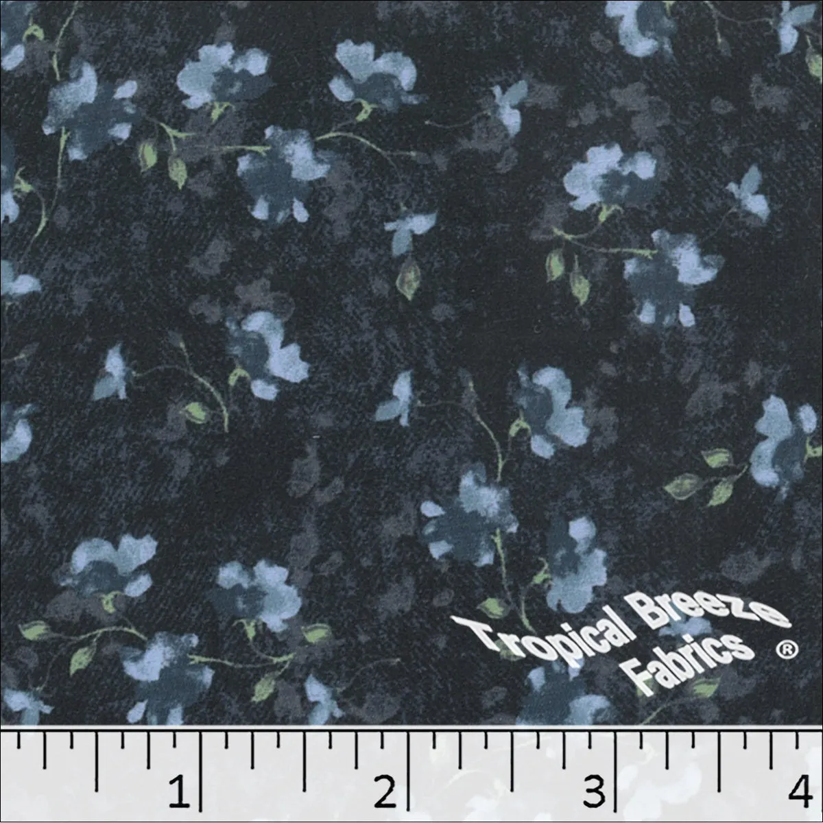 Crinkle Crepe Stretch Print Polyester Fabric 042510