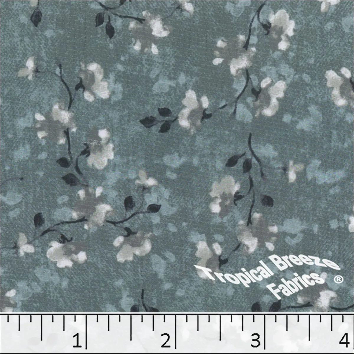 Crinkle Crepe Stretch Print Polyester Fabric 042510