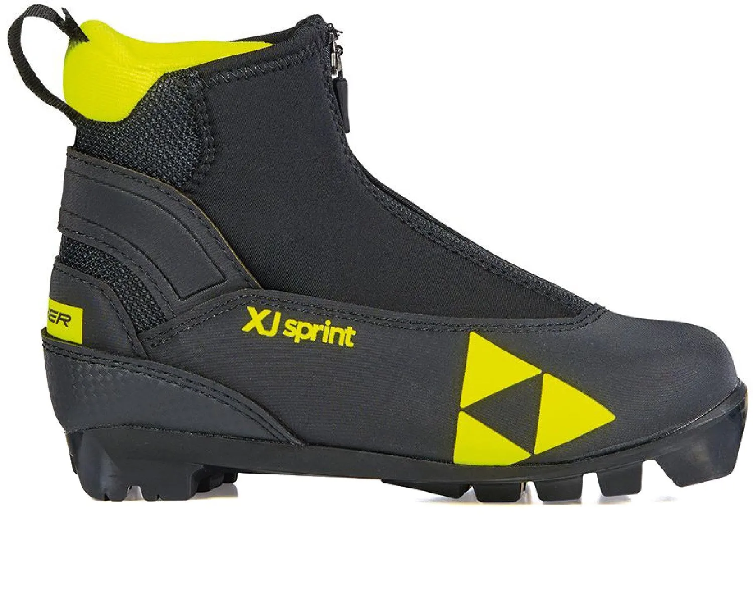 Cross-country ski boots XJ Sprint Junior - children's Fischer, black