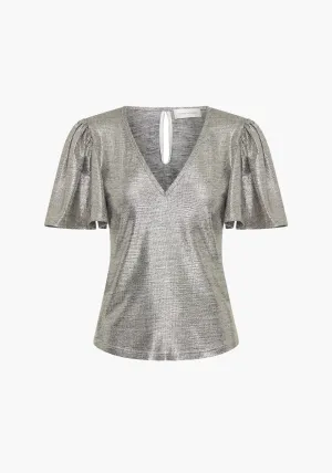 FARFALLA FLUTED TOP SILVER METALLIC