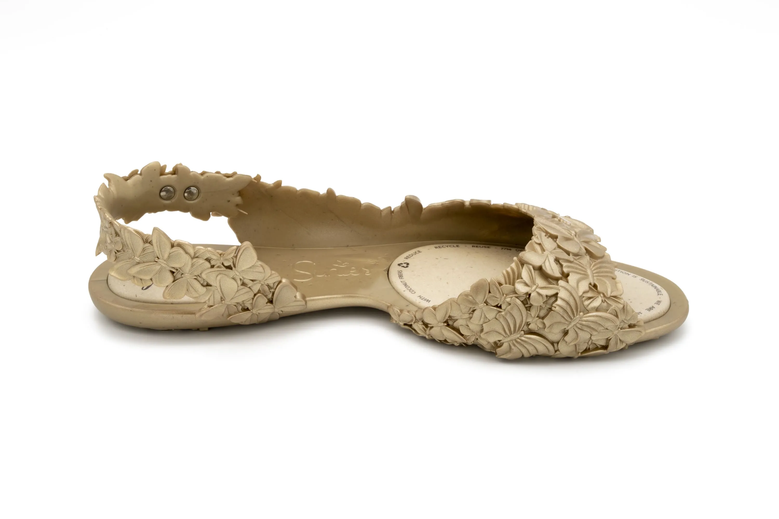 FLEXI Butterfly Glossy Gold Sandal