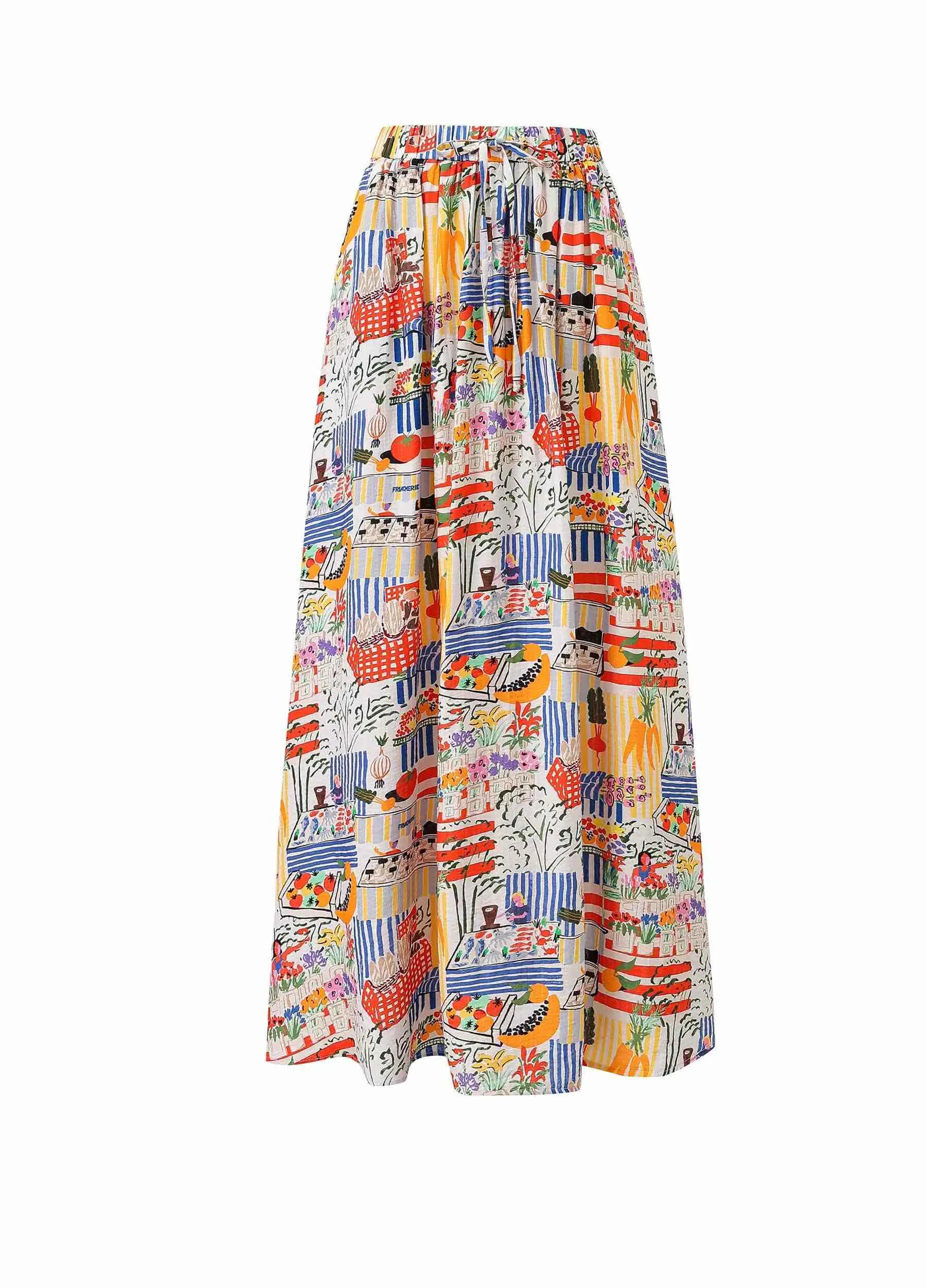 FRNCH -  Women's Liliane Marche Blanc Skirt