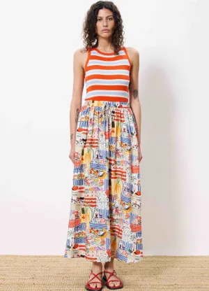 FRNCH -  Women's Liliane Marche Blanc Skirt
