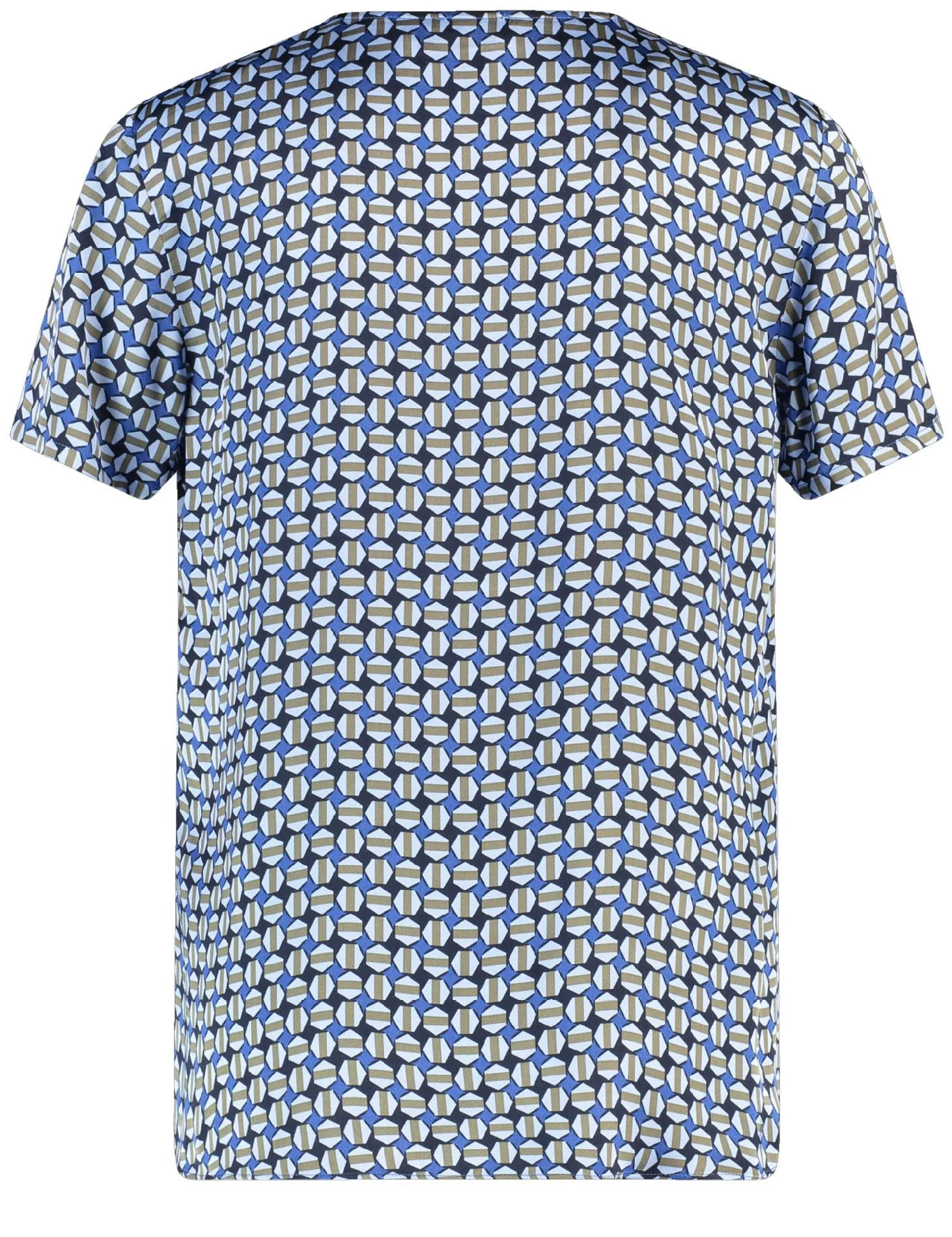 Gerry Weber Blouse Blue/Khaki  graphic print