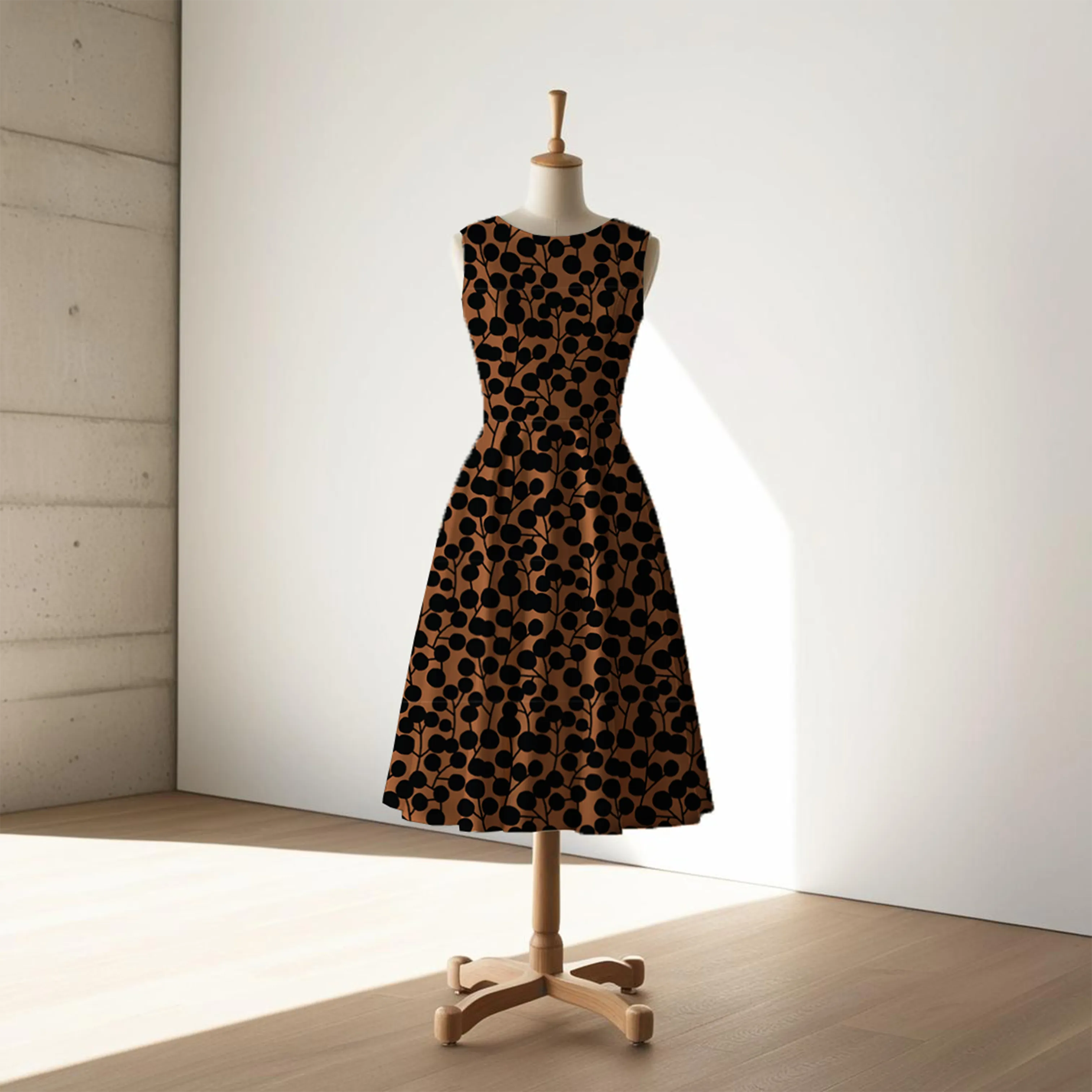 Jennifer Bouron - Cotton Viscose Twill - Ivy Brown
