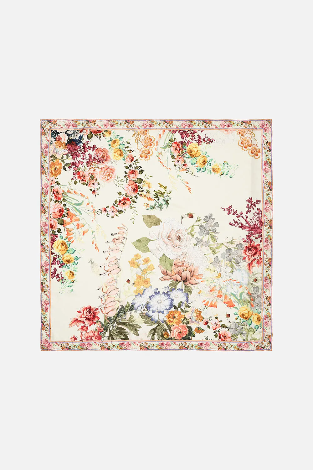 LARGE SQUARE SCARF ROMANTIC RITES