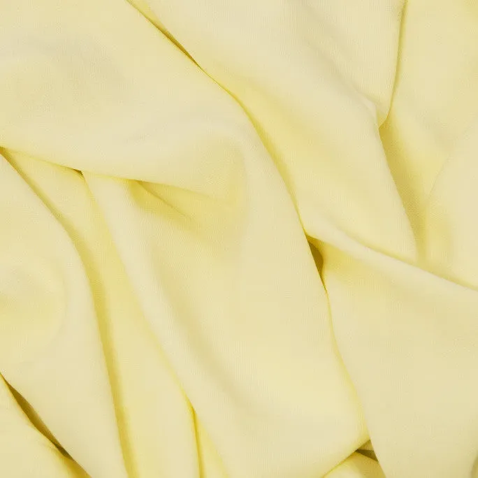 Lemon Poly Crepe Fabric 1
