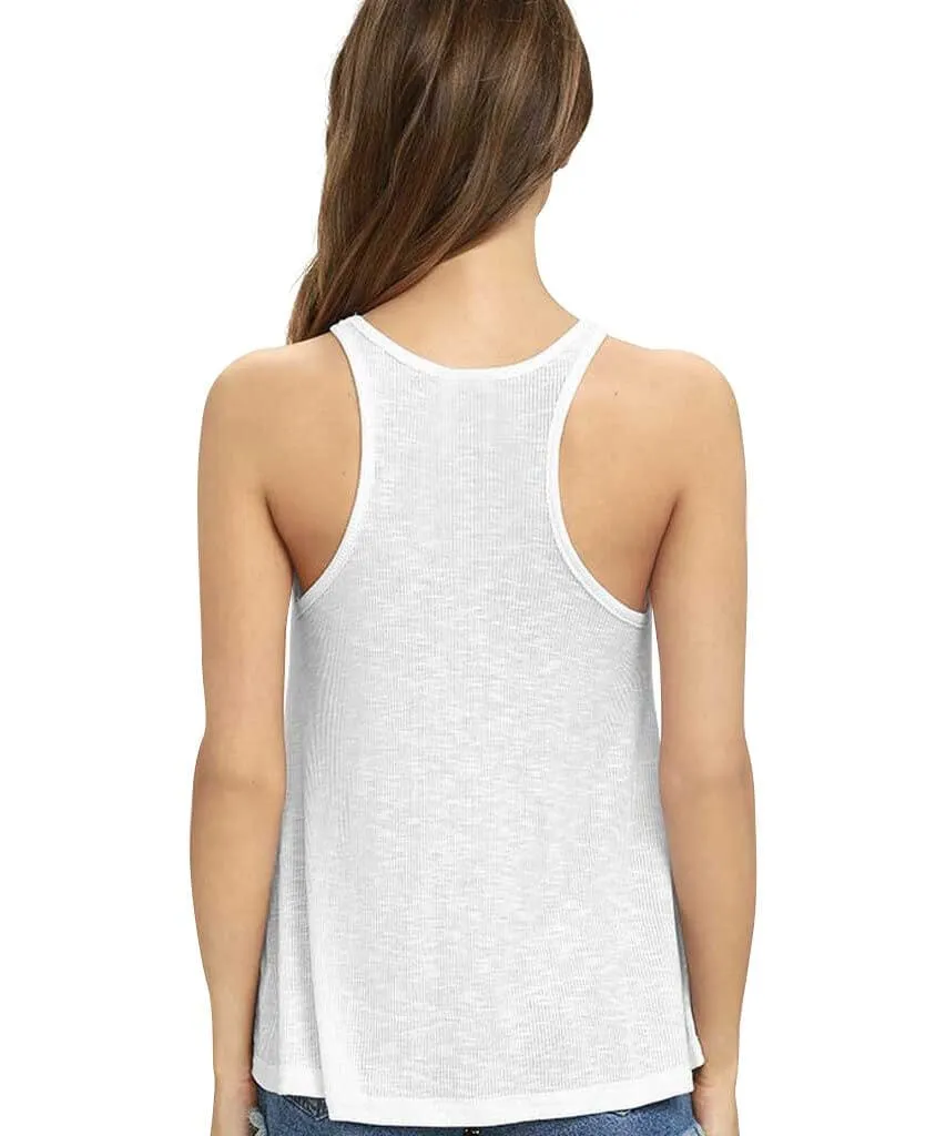 Long Beach White Tank-Bestseller