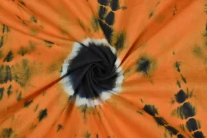 Multicolor Abstract Cotton Cambric Fabric
