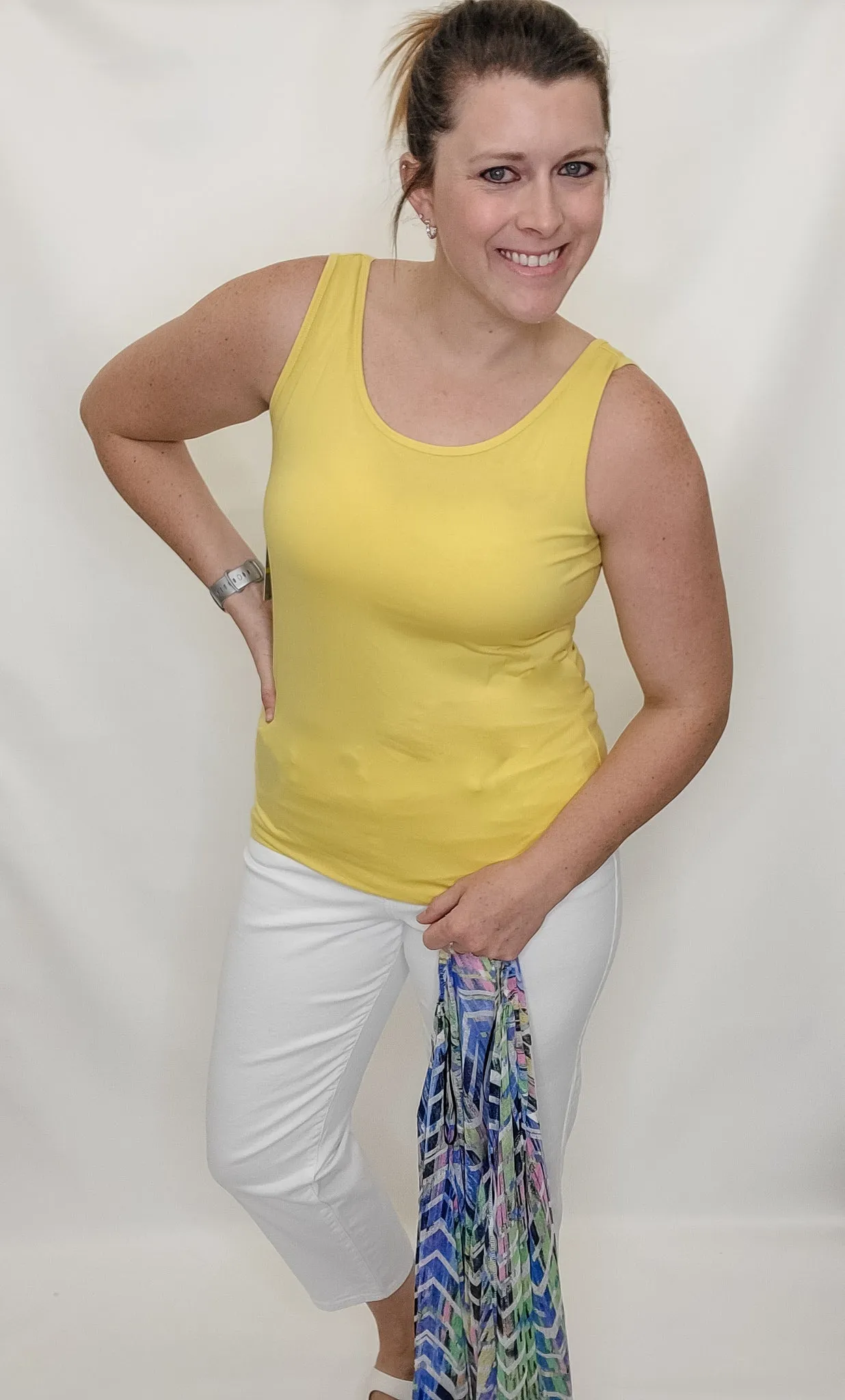 Multiples Cotton/Spandex Layering Tanks - Variety