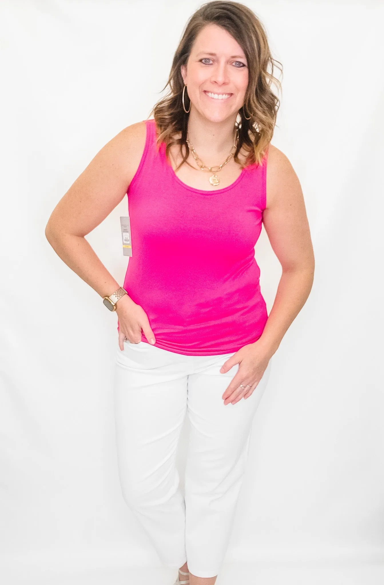 Multiples Cotton/Spandex Layering Tanks - Variety
