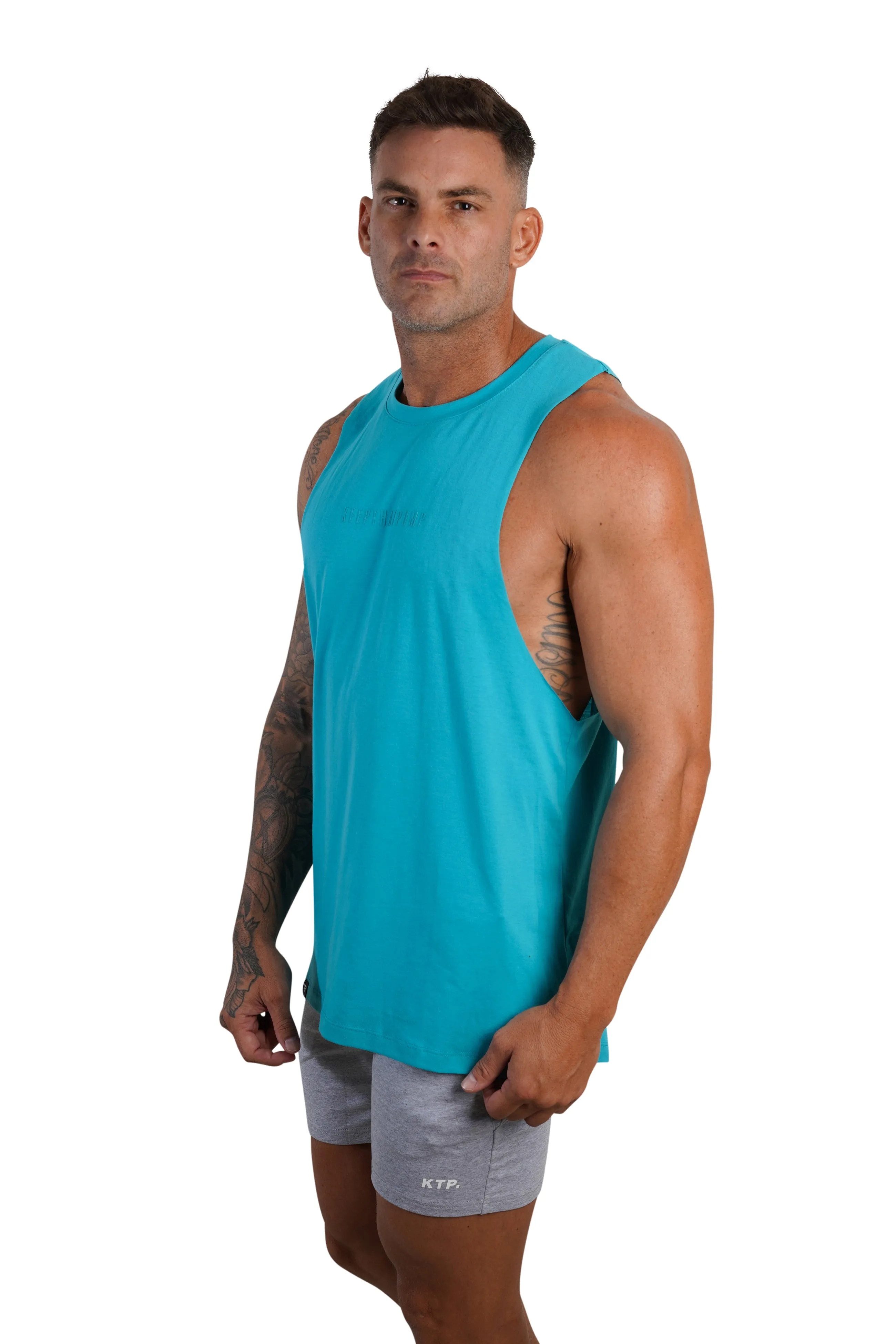 Muscle Tank - Teal