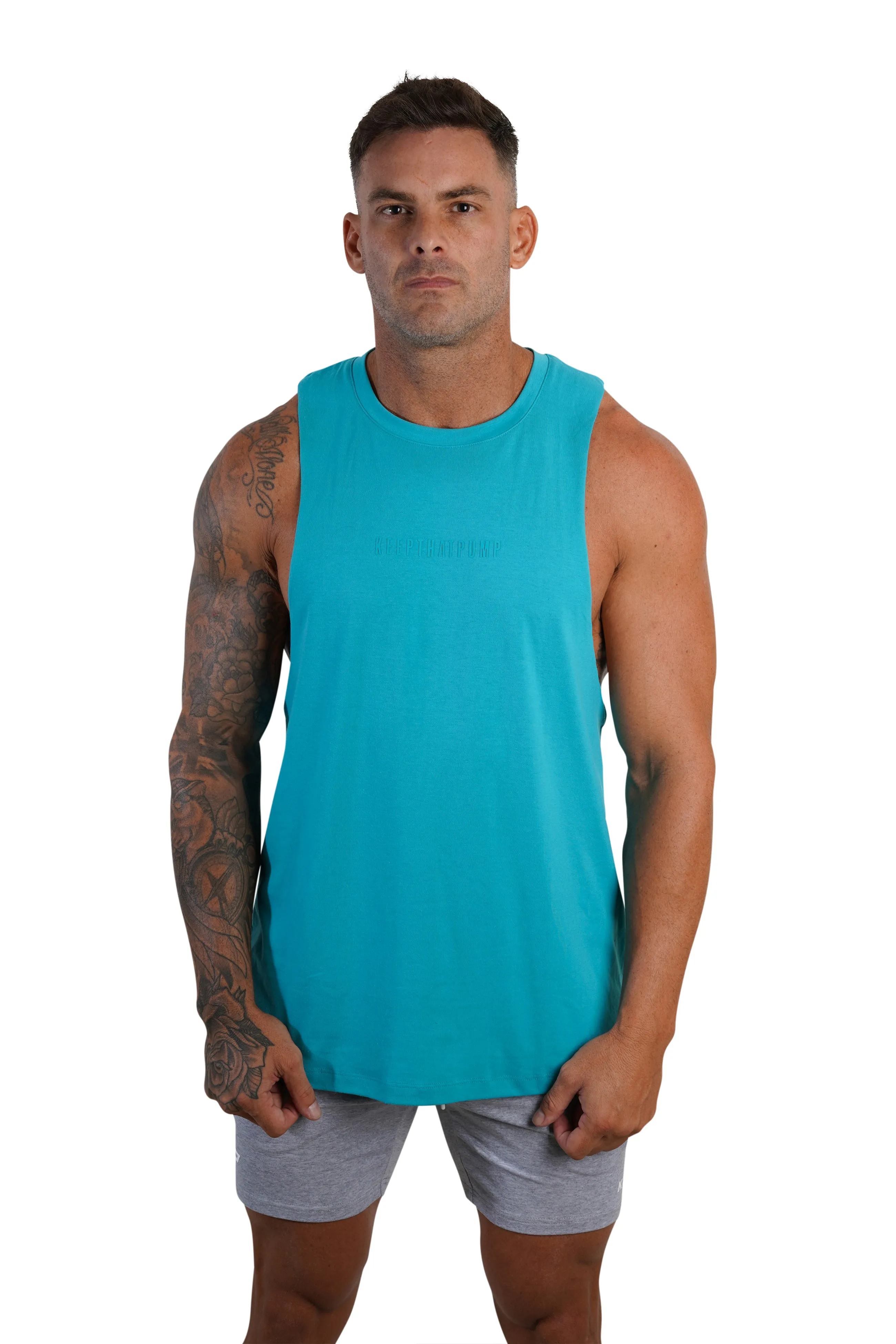 Muscle Tank - Teal
