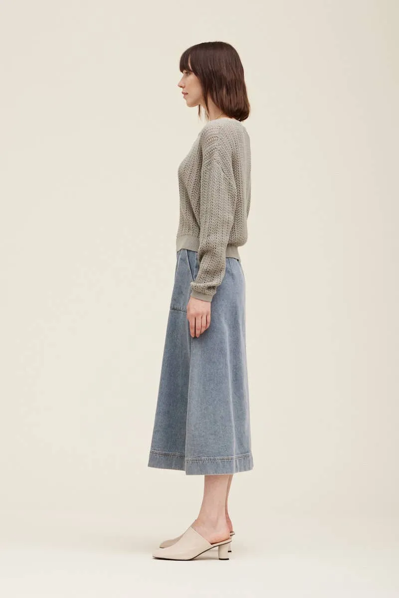 OPEN KNIT PULLOVER
