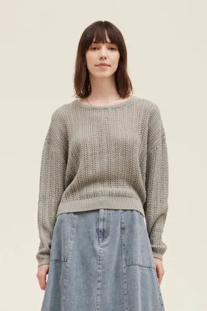 OPEN KNIT PULLOVER