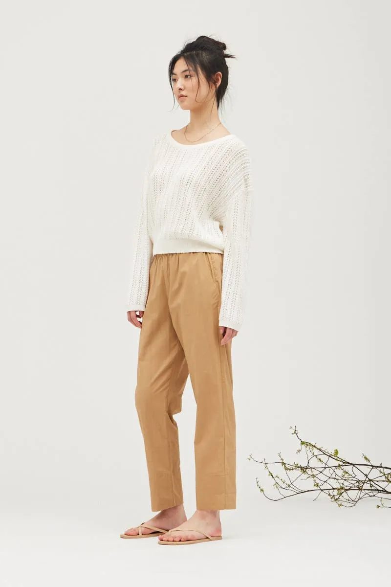 OPEN KNIT PULLOVER
