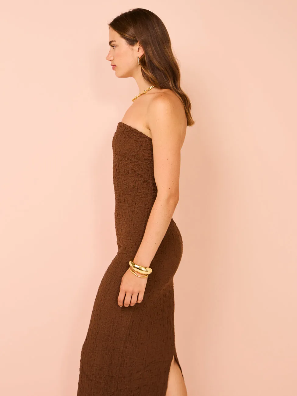 Ownley Petra Dress in Coffee