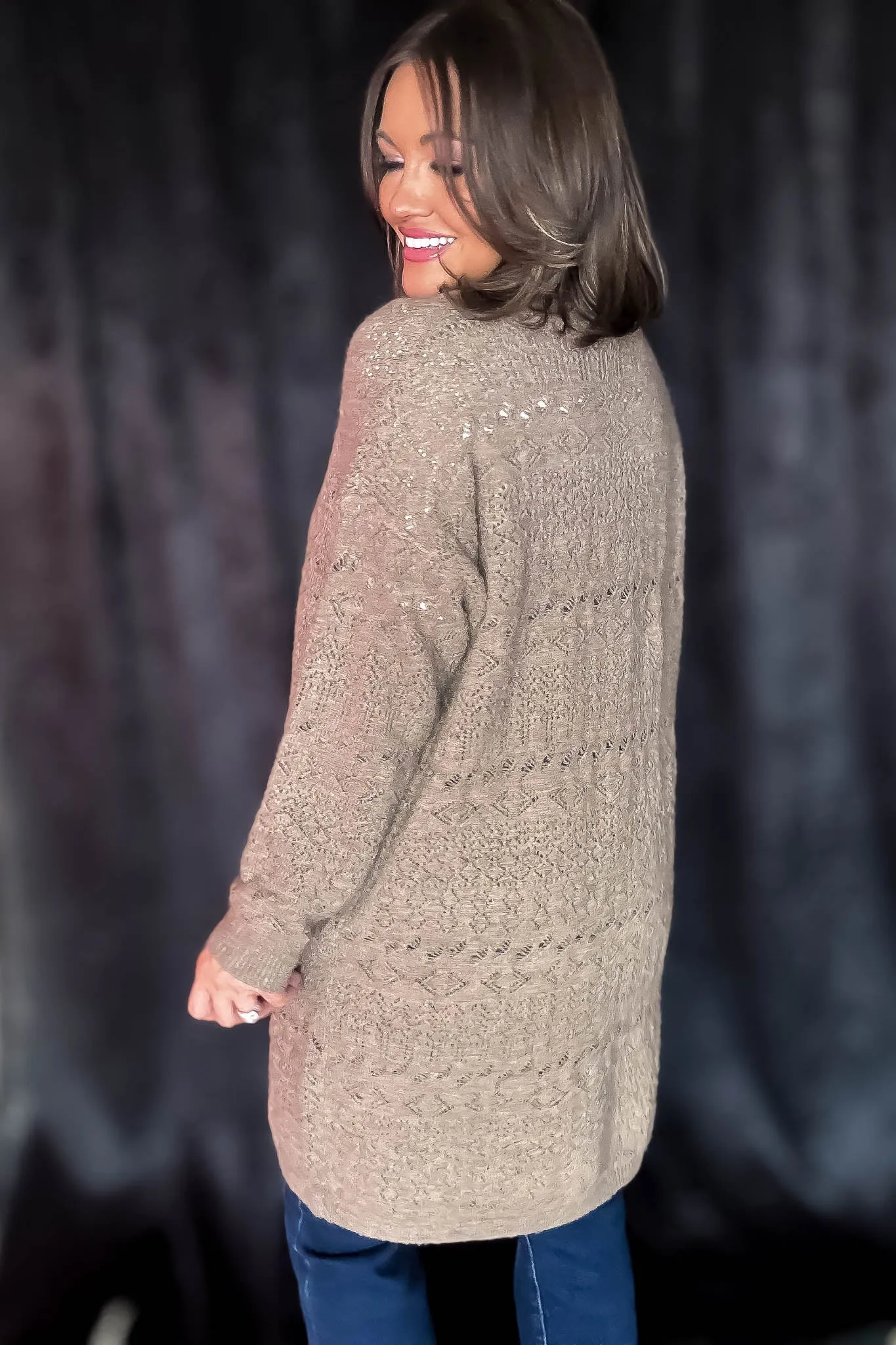 Pointelle Cardigan