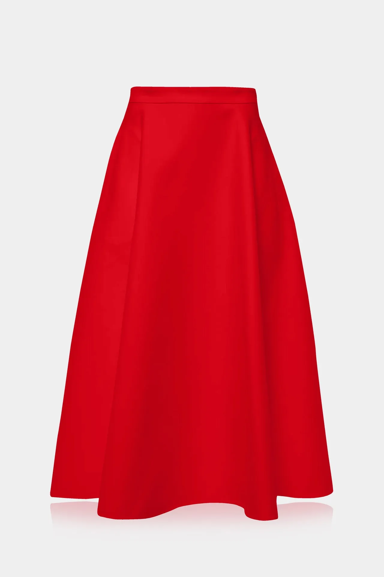 Red Medium Length Skirts For Women