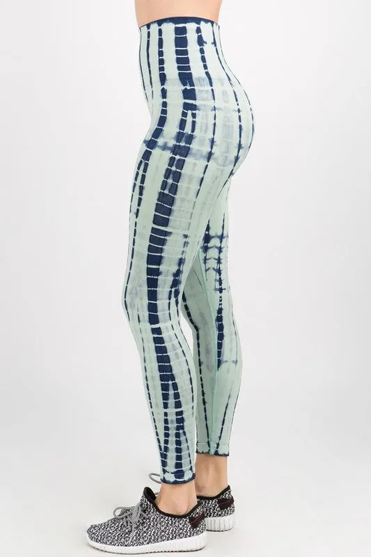 Sage Tie Dye Active Leggings