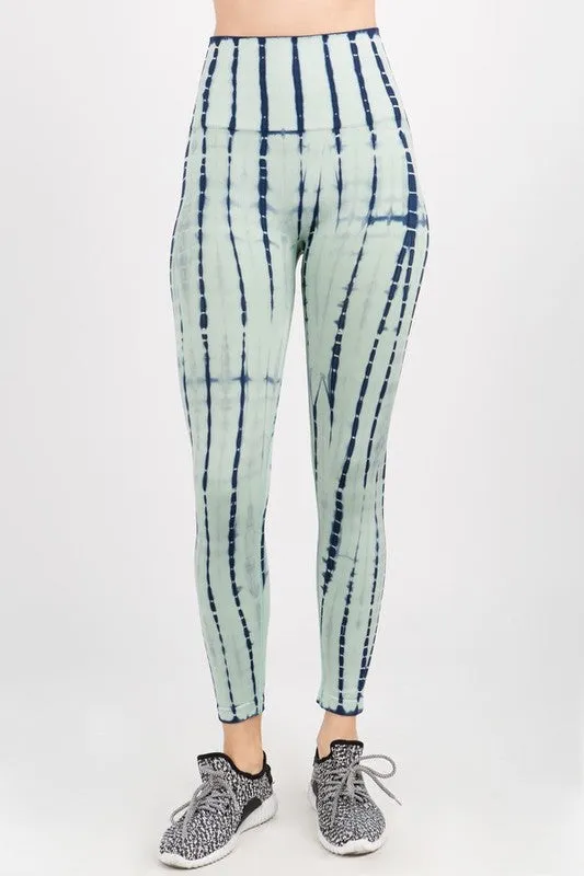 Sage Tie Dye Active Leggings