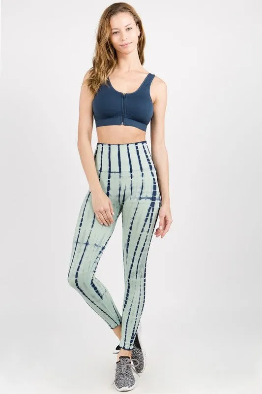 Sage Tie Dye Active Leggings