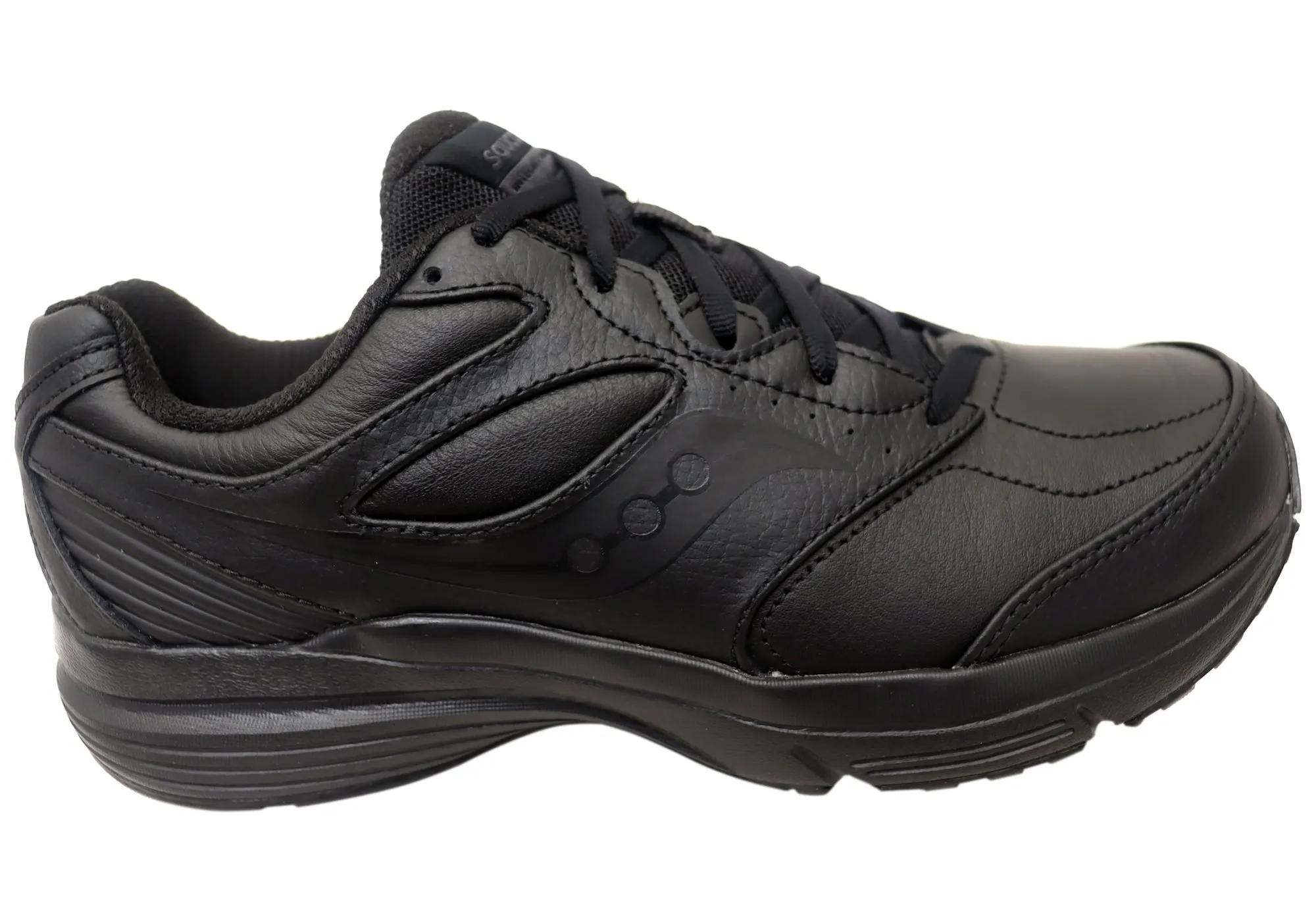 Saucony Womens Integrity Walker 3 Wide Fit Comfortable Leather Shoes
