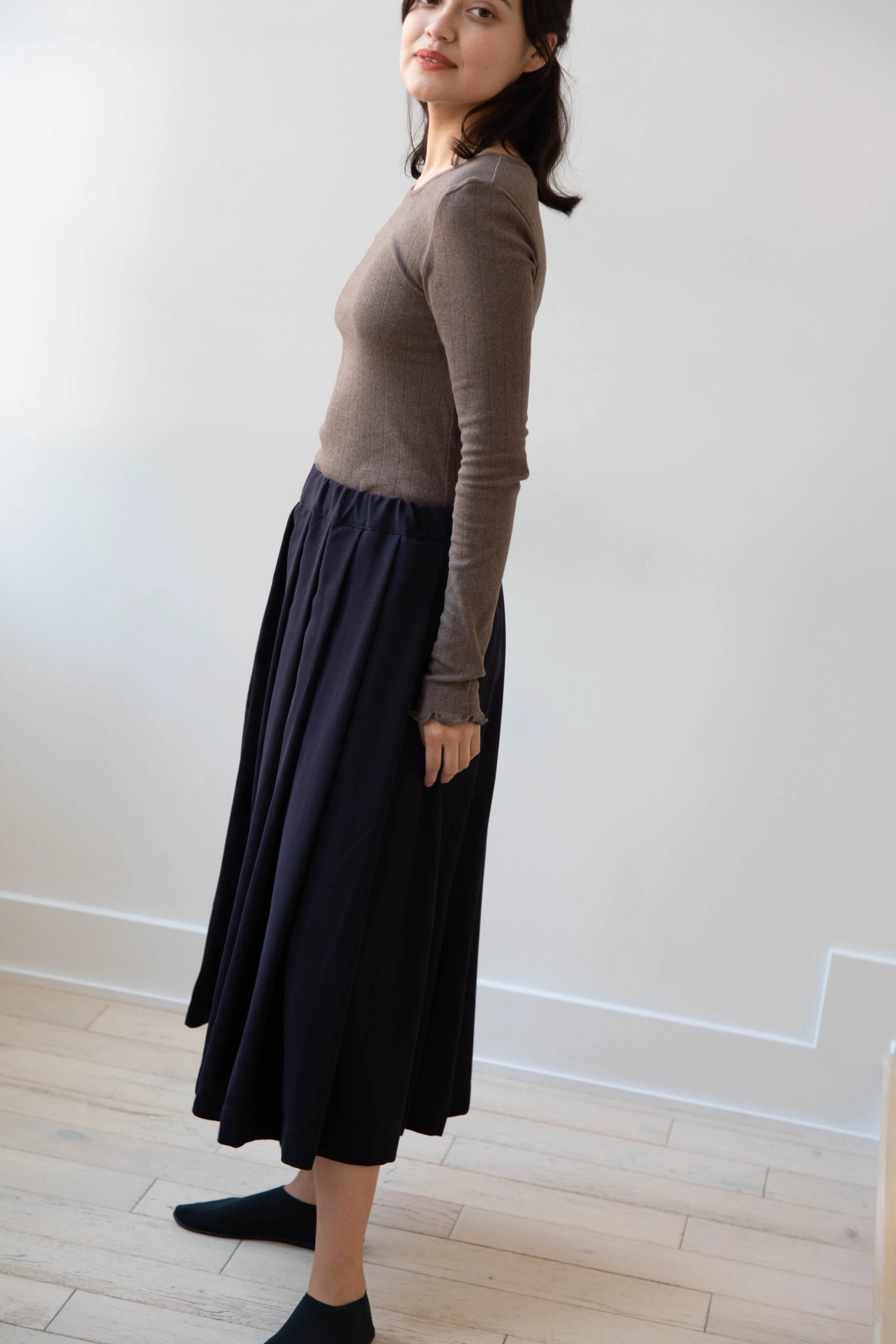 Skall | Edie Blouse in Brown Melange