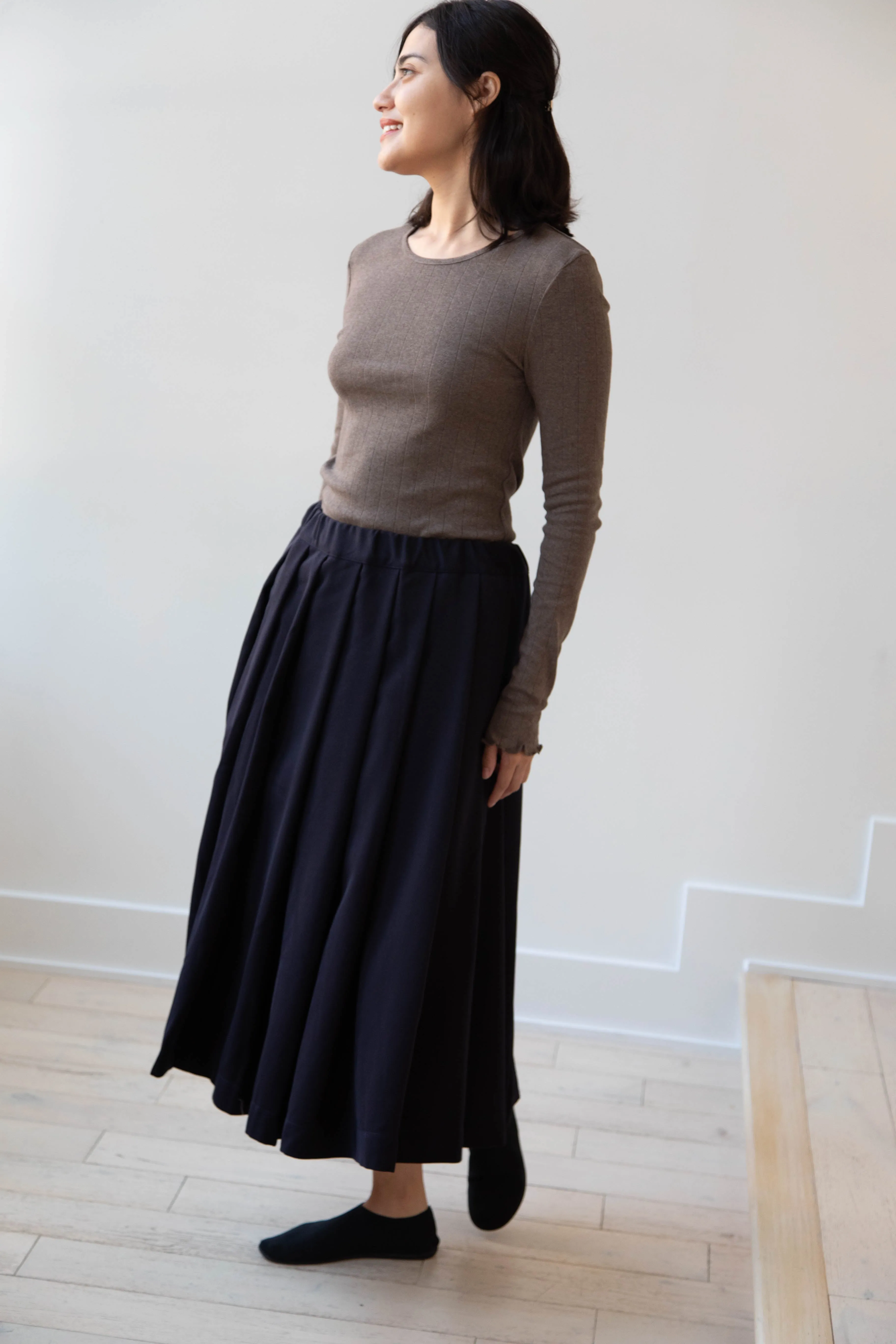 Skall | Edie Blouse in Brown Melange