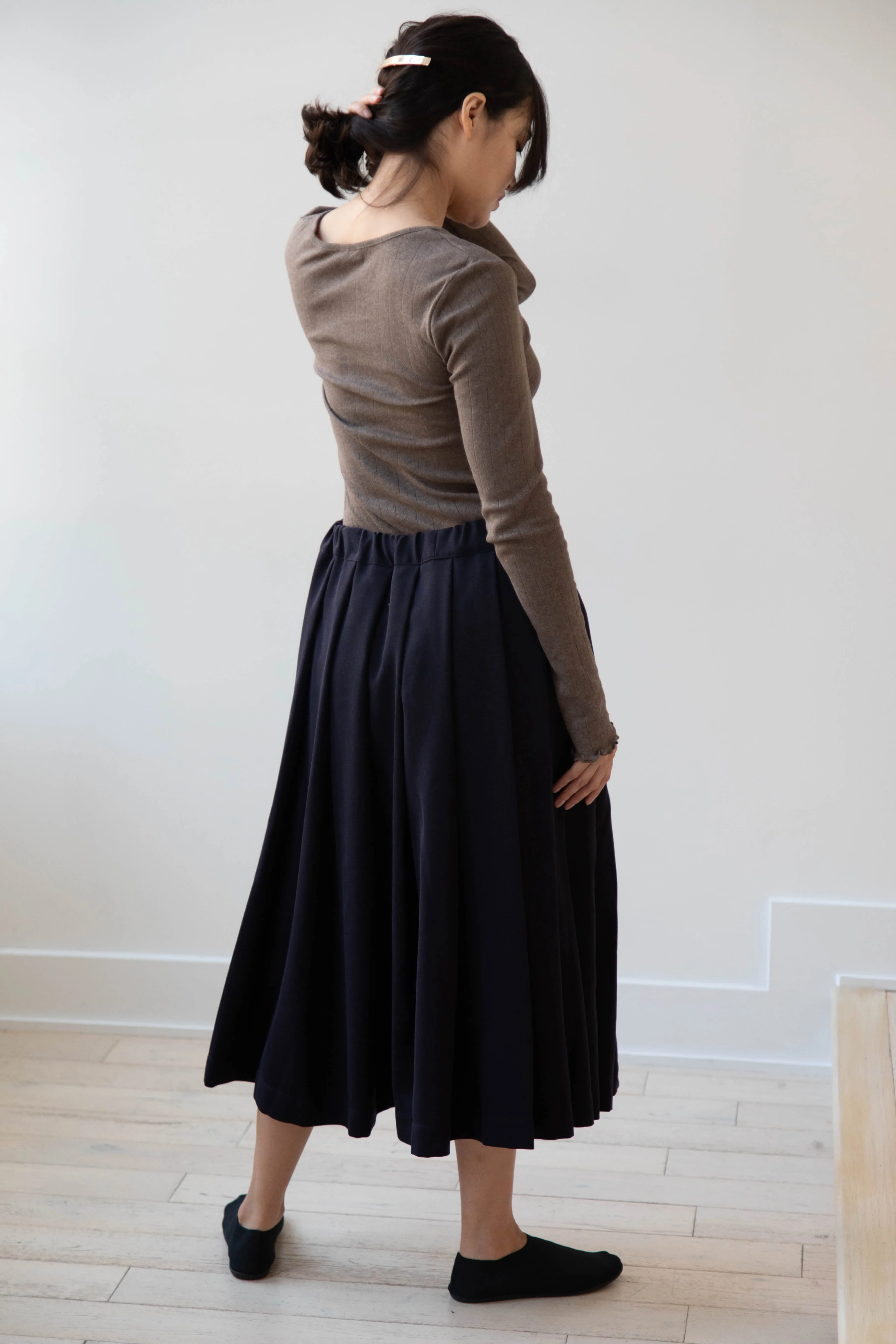 Skall | Edie Blouse in Brown Melange