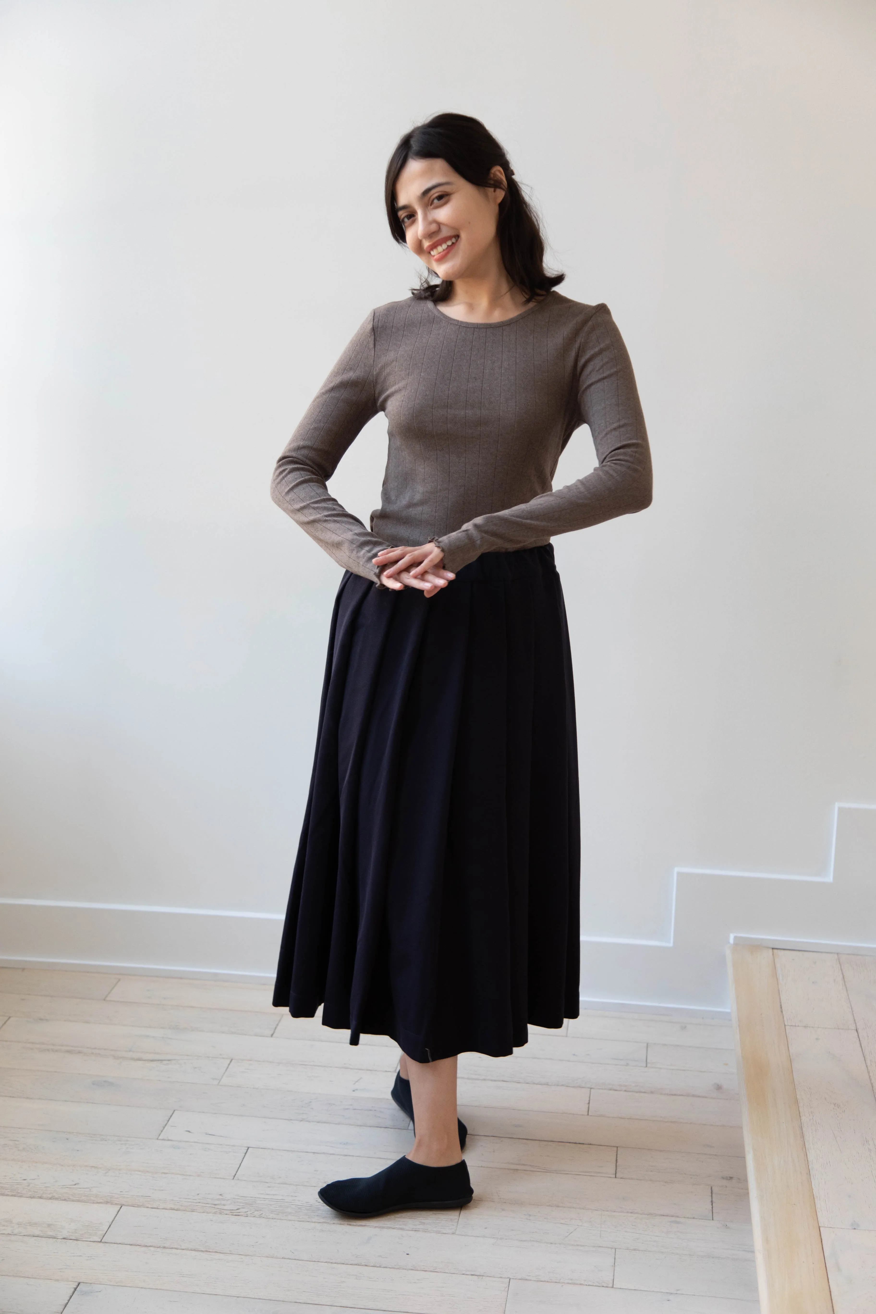 Skall | Edie Blouse in Brown Melange