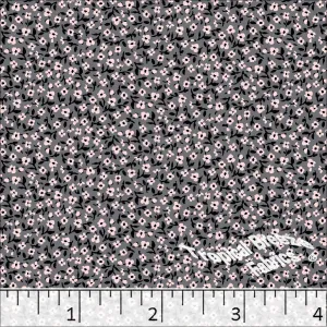 Small Floral Print Poly Cotton Dress Fabric 5921