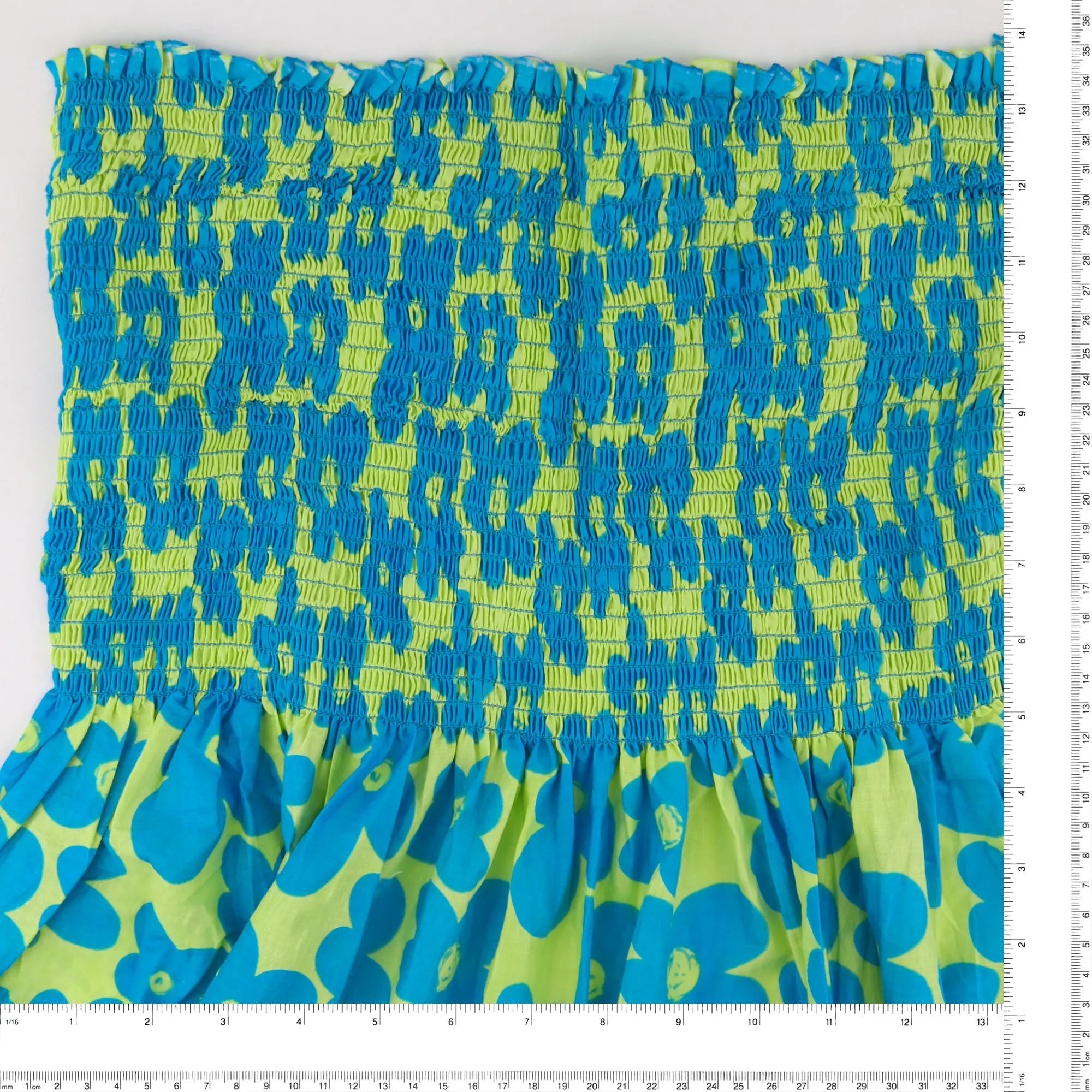 Smocking Cotton Voile - LUNA - 002 - Lime