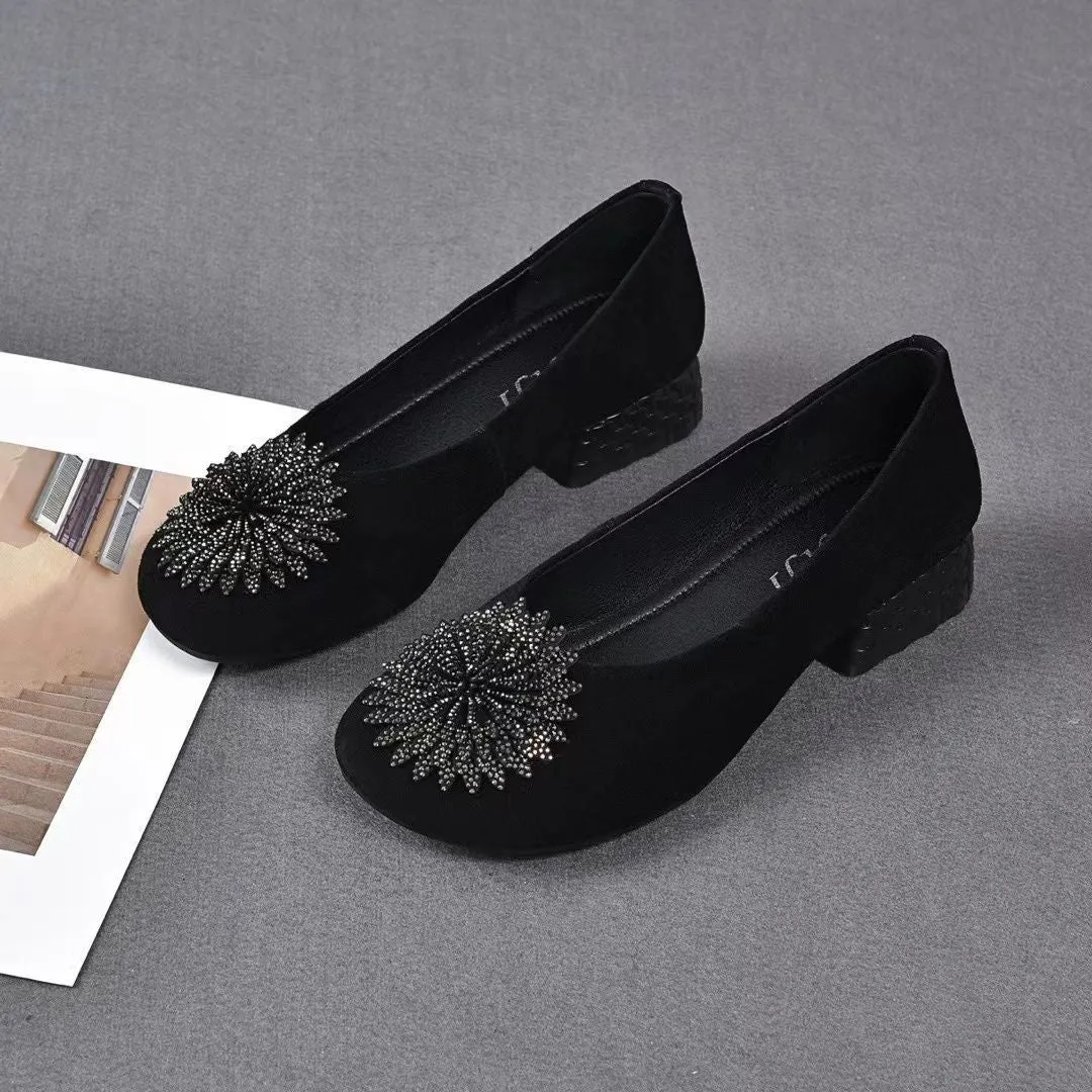 Soft Leather Flat Comfortable Shoes