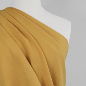 Spa - Honey Yellow, Viscose and Linen Woven Fabric - 2.1m Remnant
