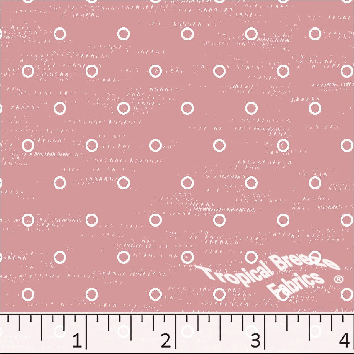 Standard Weave Dots Print Poly Cotton Fabric 6087