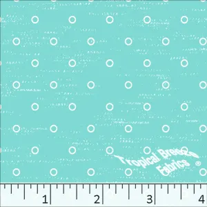 Standard Weave Dots Print Poly Cotton Fabric 6087