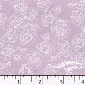 Standard Weave Large Floral Poly Cotton Dress Fabric 6082