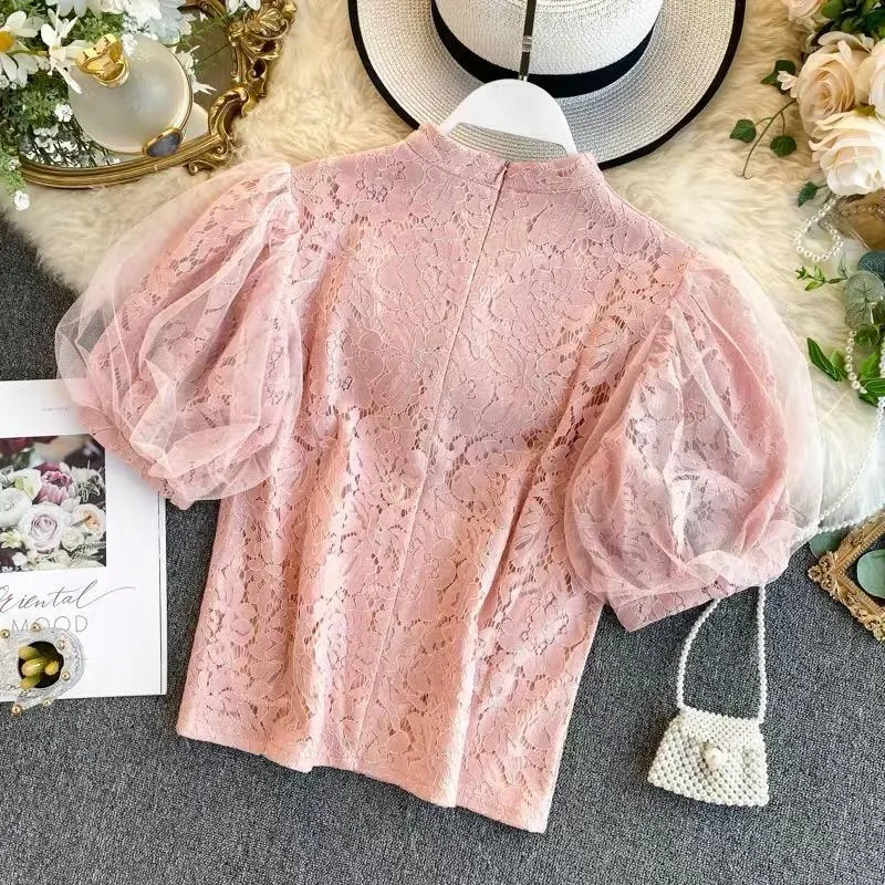 Trever Luxury Lace Blouse