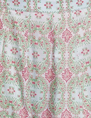 W for Woman Blue and Multicoloured Floral Skirt_22AUW50474-119807_L