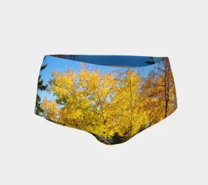 Women's Mini Shorts - Calgary in the Fall